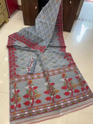 Exclusive Semi Dhakai Jamdhani Sarees (8)