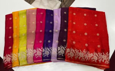 Exclusive Soft And Lightw Eight Kota Tissue Sarees (7)