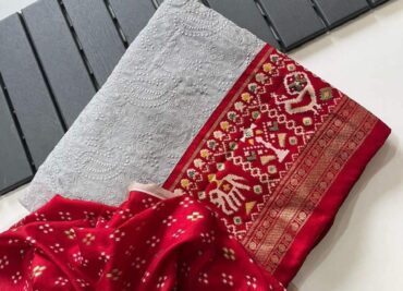 Georgette Chikankari Embroidary Sarees (23)
