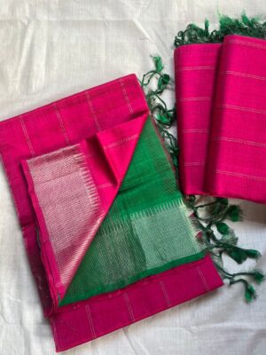 Handdloom Mangalagirri Semi Silk Sarees (6)
