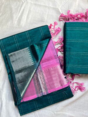 Handdloom Mangalagirri Semi Silk Sarees (7)