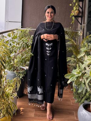 Latest Cotton Jamdhani Suits (4)
