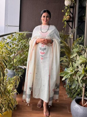 Latest Cotton Jamdhani Suits (8)