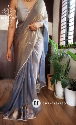 Latest Crepe Tissue Silk Sarees (17)
