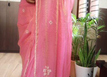 Latest Crepe Tissue Silk Sarees (5)