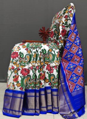 Latest Ikkath Silk Sarees With Blouse (19)