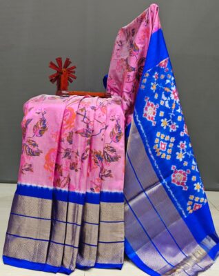 Latest Ikkath Silk Sarees With Blouse (23)