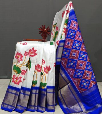 Latest Ikkath Silk Sarees With Blouse (31)