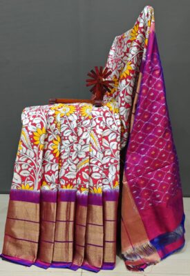Latest Ikkath Silk Sarees With Blouse (32)