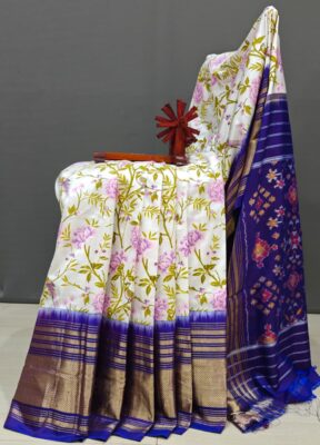 Latest Ikkath Silk Sarees With Blouse (35)