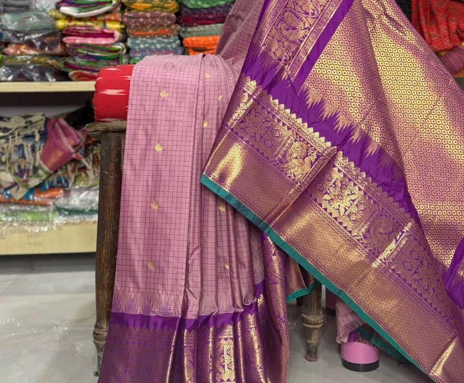 Latest Semi Gadwal Silk Sarees (1)