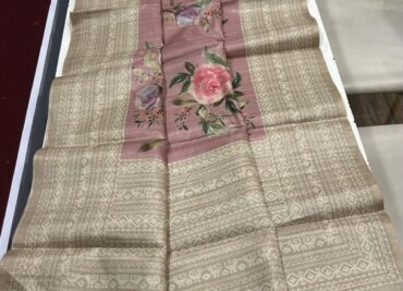 Light Weight Printed Tussar Silks Arees (10)