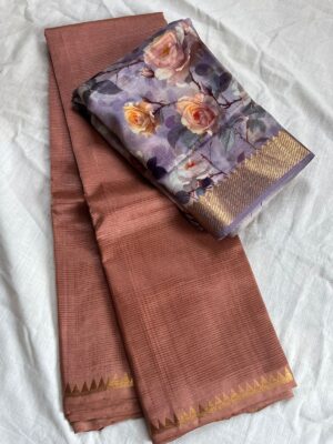 Mangalagiri Handloom Pattu By Cotton Sarees (2)