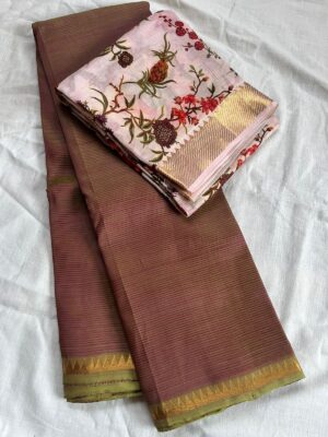 Mangalagiri Handloom Pattu By Cotton Sarees (3)