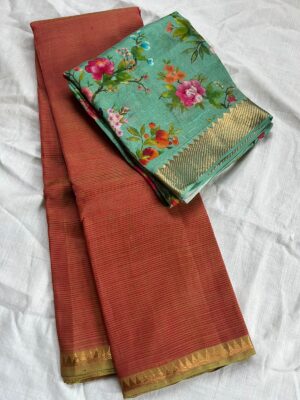 Mangalagiri Handloom Pattu By Cotton Sarees (7)