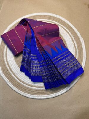 Mercidised Cotton Sarees With Blouse (10)