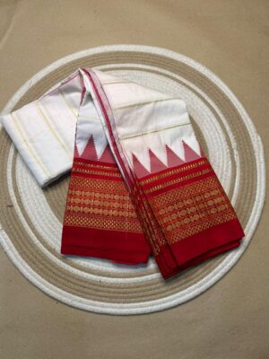 Mercidised Cotton Sarees With Blouse (13)