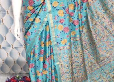Modal Silk Screen Print Sarees (1)