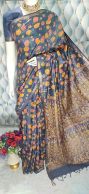 Modal Silk Screen Print Sarees (10)