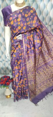 Modal Silk Screen Print Sarees (14)
