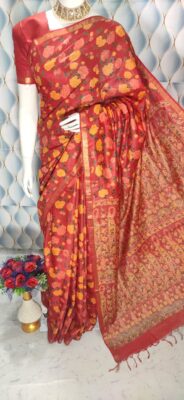Modal Silk Screen Print Sarees (4)