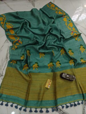 Premium Matka Banarasi Sarees With Silkmark (9)