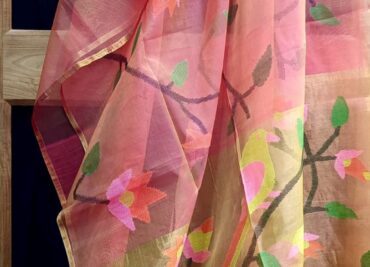 Premium Muslin Silk Jamdhani Sarees (1)