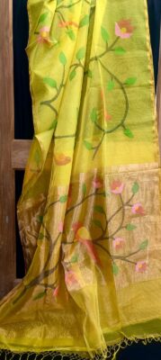 Premium Muslin Silk Jamdhani Sarees (9)