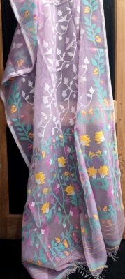 Premium Resham Silk Muslin Jamdhani Sarees (10)