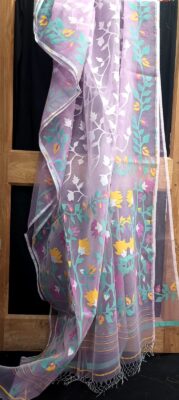 Premium Resham Silk Muslin Jamdhani Sarees (12)