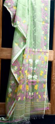 Premium Resham Silk Muslin Jamdhani Sarees (14)