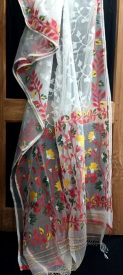 Premium Resham Silk Muslin Jamdhani Sarees (3)
