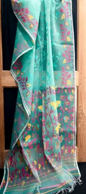 Premium Resham Silk Muslin Jamdhani Sarees (5)
