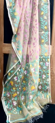 Premium Resham Silk Muslin Jamdhani Sarees (6)