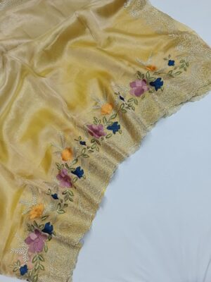 Pure Banarasi Tissue Silk Sarees (4)