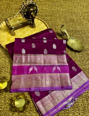 Pure Handloom Pure Zari Woven Kanchi Silk Sarees (14)
