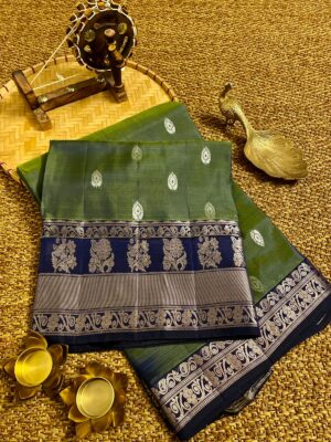 Pure Handloom Pure Zari Woven Kanchi Silk Sarees (4)