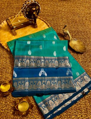 Pure Handloom Pure Zari Woven Kanchi Silk Sarees (5)