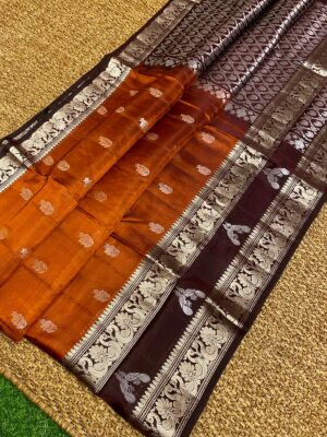 Pure Handloom Pure Zari Woven Kanchi Silk Sarees (6)