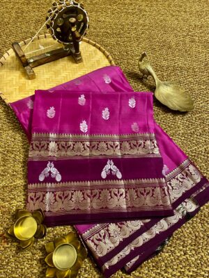 Pure Handloom Pure Zari Woven Kanchi Silk Sarees (8)