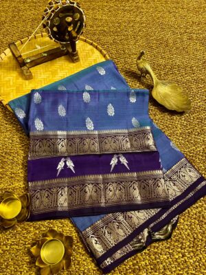 Pure Handloom Pure Zari Woven Kanchi Silk Sarees (9)