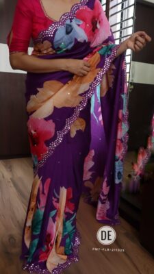 Pure Handloom Tussar Mirror Work Sarees (13)
