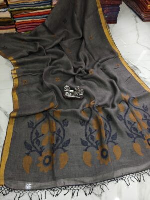 Pure Jayshree Linen Sarees (10)
