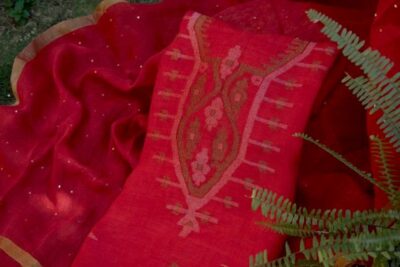Pure Jayshree Linen Top And Dupatta Sets (2)