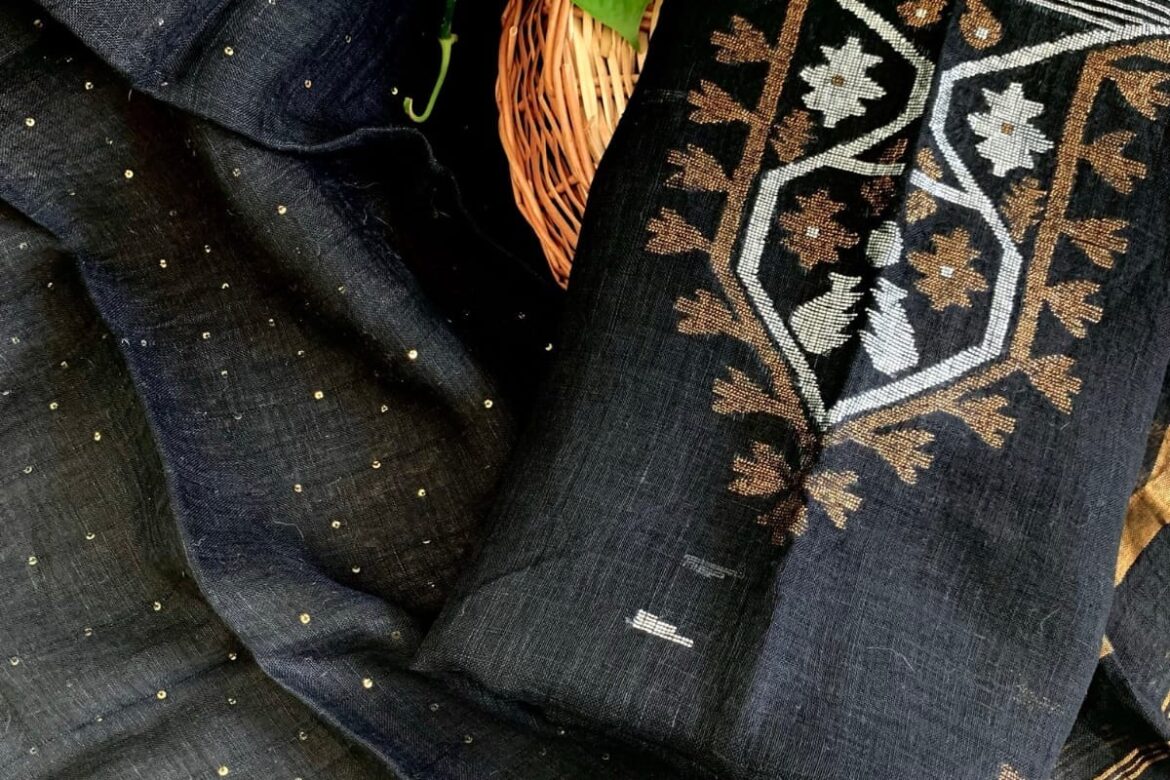 Pure Jayshree Linen Top And Dupatta Sets (4)