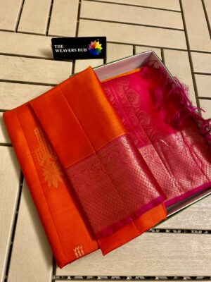 Pure Kanjivaram Silk Sarees With Blouse (1)