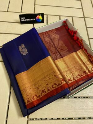 Pure Kanjivaram Silk Sarees With Blouse (12)