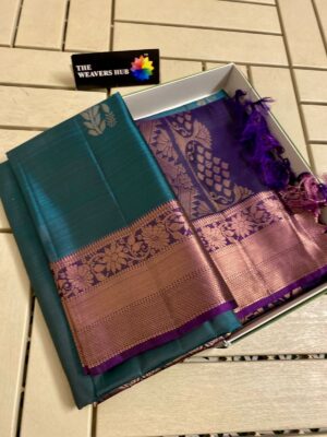 Pure Kanjivaram Silk Sarees With Blouse (15)