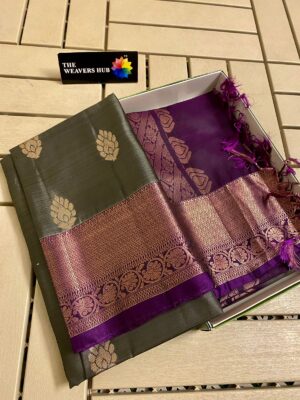Pure Kanjivaram Silk Sarees With Blouse (16)