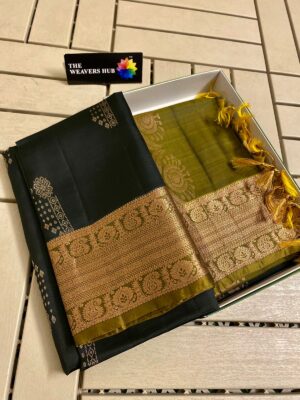 Pure Kanjivaram Silk Sarees With Blouse (19)